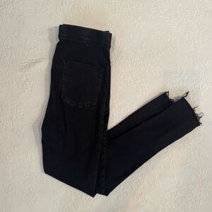Free People Black Ankle Jeans